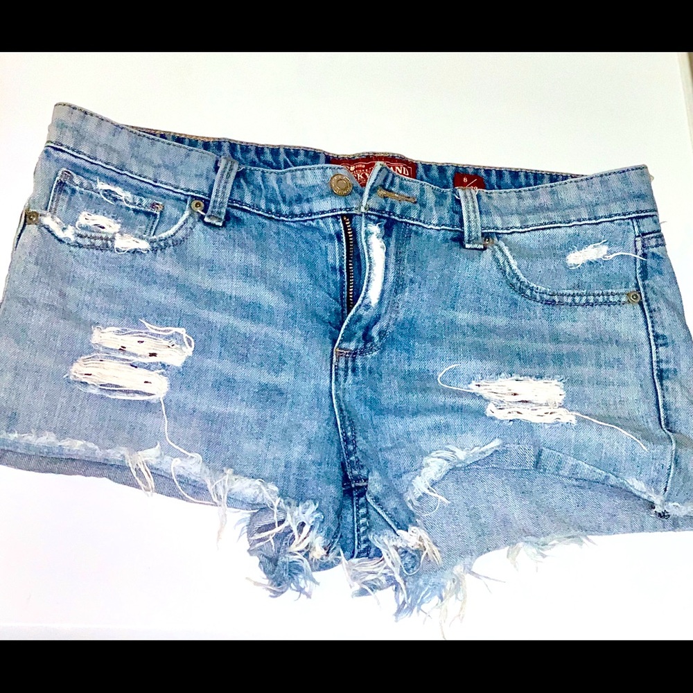 Lucky Brand “The Cut Off” Blue Jean Shorts. Pretty Much Like New, Size 8 / 29